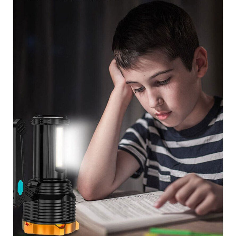 Most Powerful 1200lm LED Flashlight Super Bright Torch Lamp USB Rechargeable