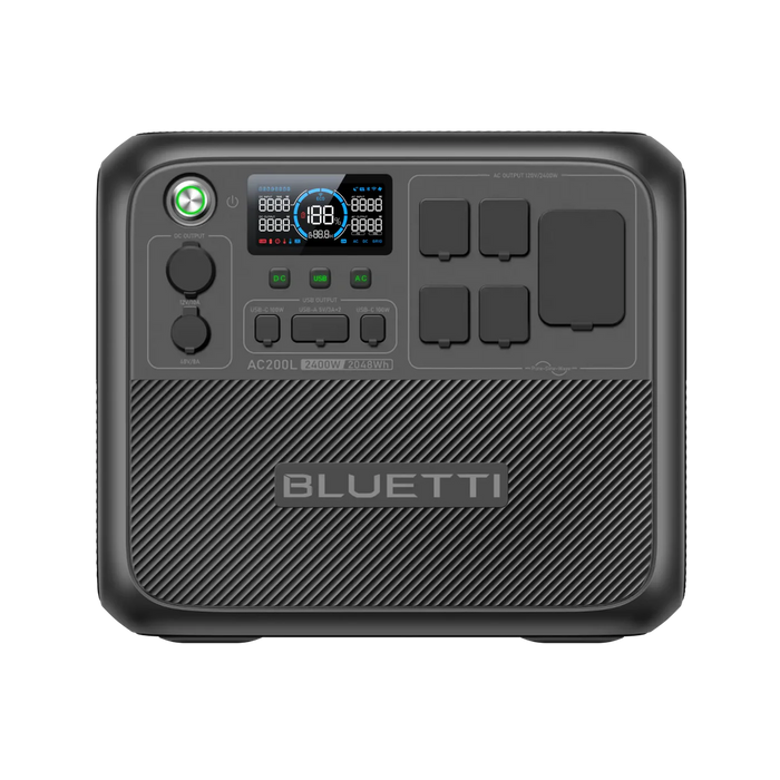 BLUETTI AC200L Portable Power Station | 2,400W, 2,048