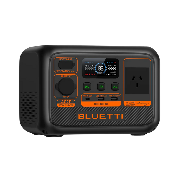 BLUETTI AC2P Portable Power Station | 300W 230.4Wh | Ultra-Lightweight &amp; Powerful Portable Power Station