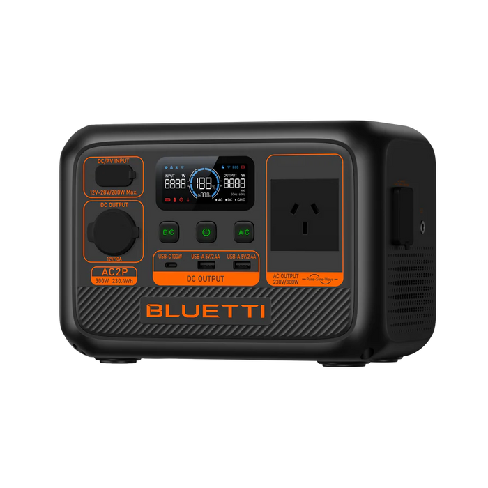 BLUETTI AC2P Portable Power Station | 300W 230.4Wh | Ultra-Lightweight &amp; Powerful Portable Power Station