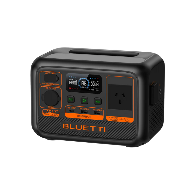BLUETTI AC2P Portable Power Station | 300W 230.4Wh | Ultra-Lightweight &amp; Powerful Portable Power Station