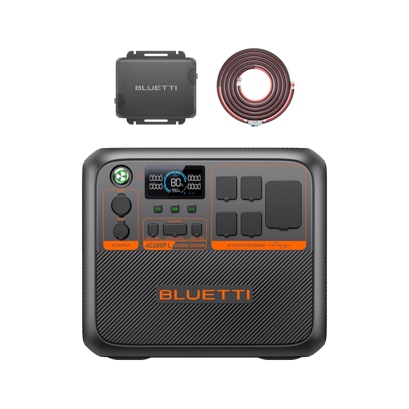 BLUETTI AC200PL Portable Power Station | 2,400W, 2,048
