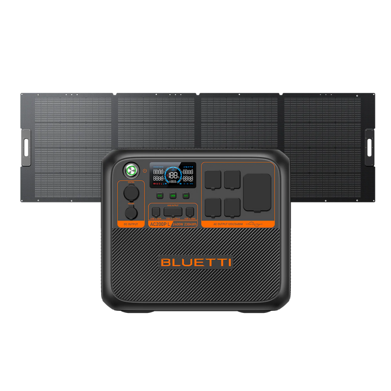 BLUETTI AC200PL Portable Power Station | 2,400W, 2,048