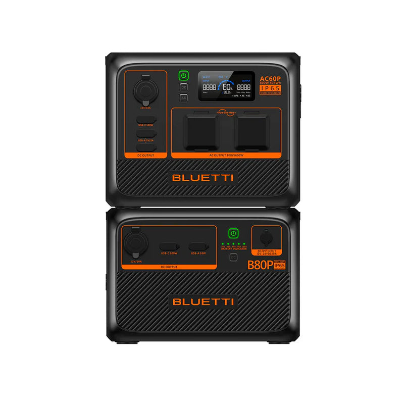 BLUETTI AC60P Portable Power Station | 600W 504Wh – Compact, Durable &amp; Expandable Energy Solution