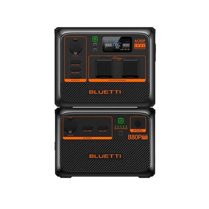 BLUETTI AC60P Portable Power Station | 600W 504Wh – Compact, Durable &amp; Expandable Energy Solution