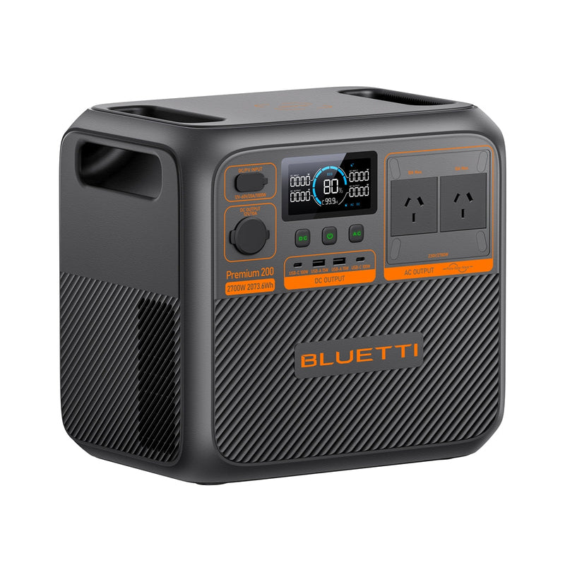 BLUETTI Premium 200 V2 Portable Power Station 2700W 2037Wh LiFePO4 Solar Generator