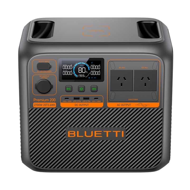 BLUETTI Premium 200 V2 Portable Power Station 2700W 2037Wh LiFePO4 Solar Generator