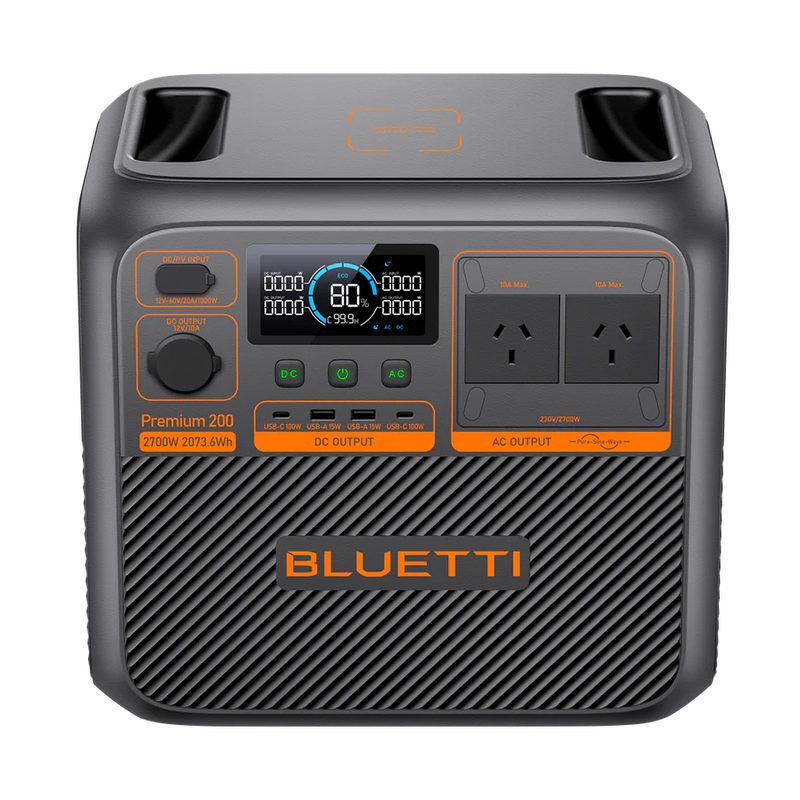 BLUETTI PREMIUM 200 V2 Portable Power Station | 2700W 2037Wh |  | Compact &amp; High-Powered