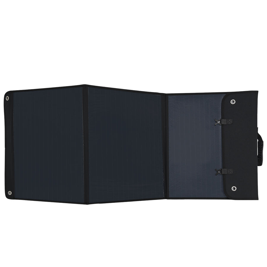 GENPOWER 100W Portable USB Folding Solar Panel – Ultimate Camping Power Solution