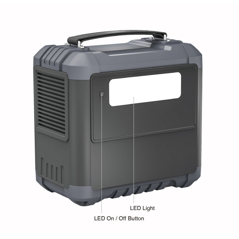 1000W Portable Power Station – JumpsPower 716Wh Battery Charger with LED Light