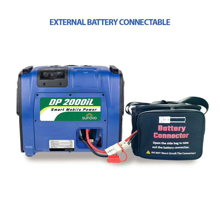 Sunovo 2000W Portable Power Station – Solar Inverter Generator
